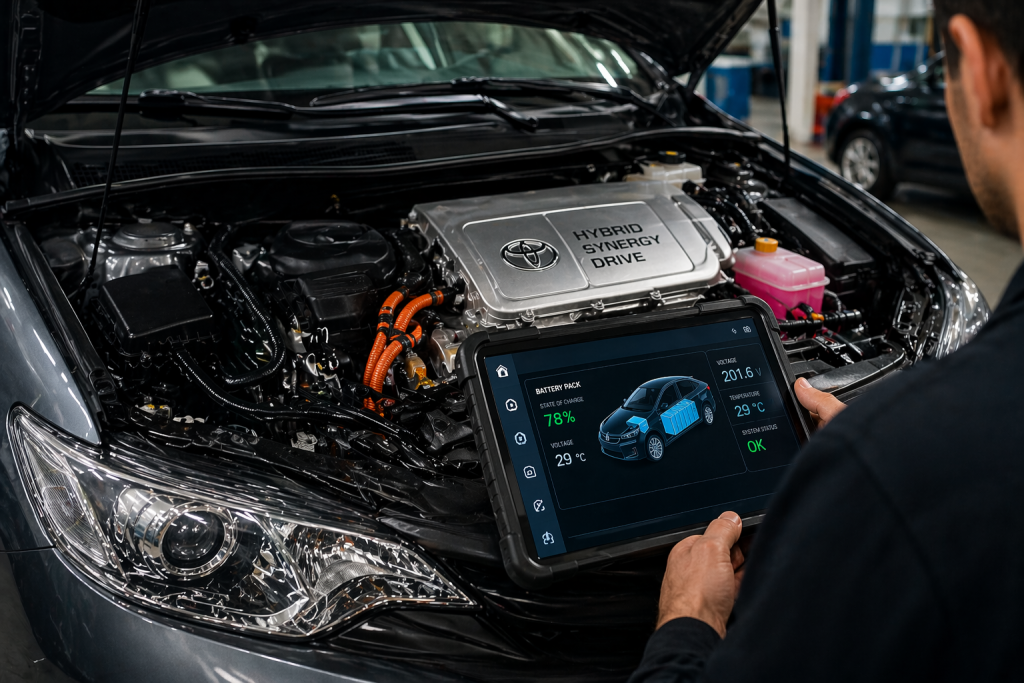 ჰიბრიდის დიაგნოსტიკა – ჰიბრიდული ავტომობილის შემოწმება